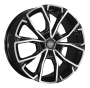 Легковой диск Khomen Wheels KHW1907 7,5x19 5x114,3 ET45 66,1 Black-FP